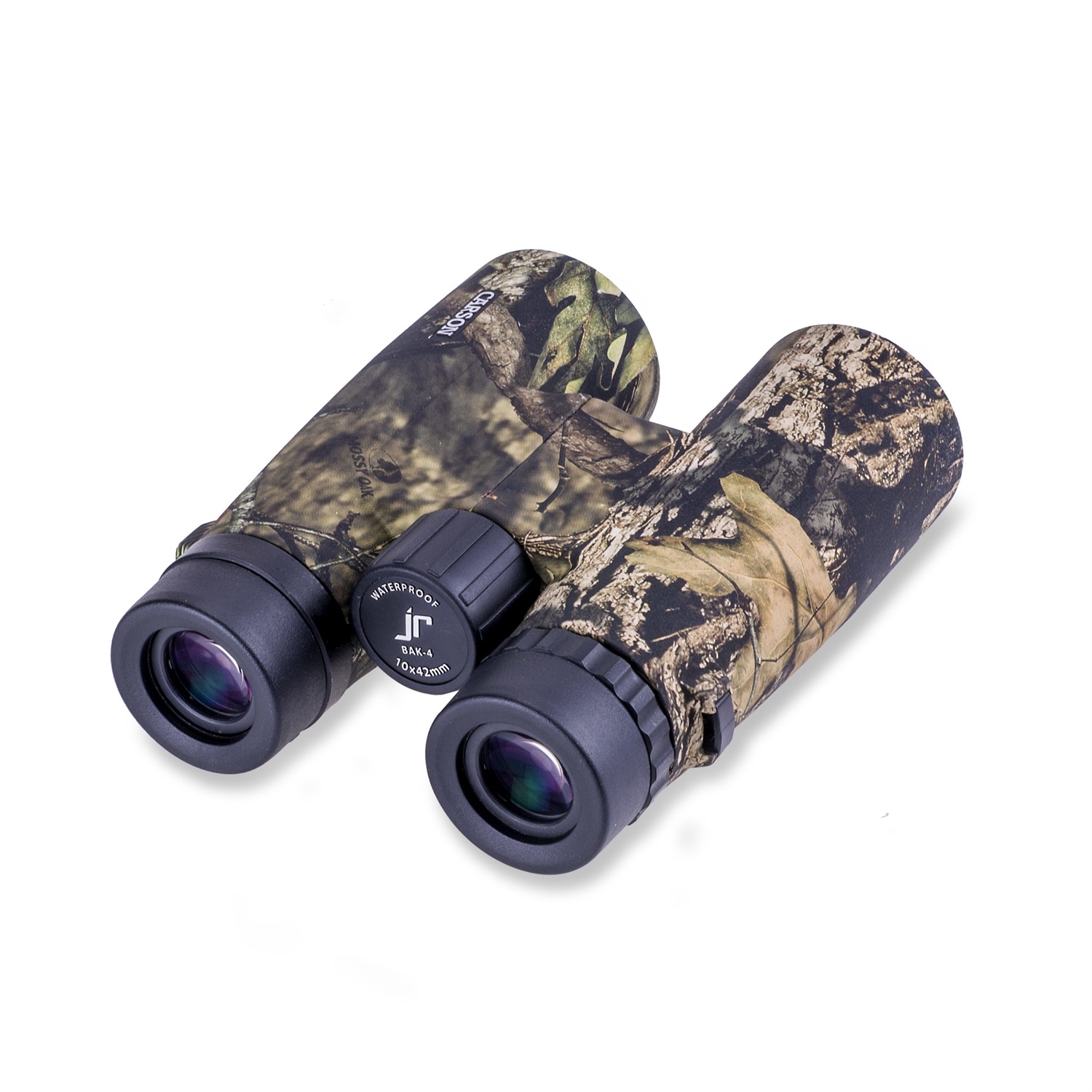 Carson JR Series Binocolo Impermeabile 10x42mm con Prismi BAK-4 e Camuffamento Mossy Oak