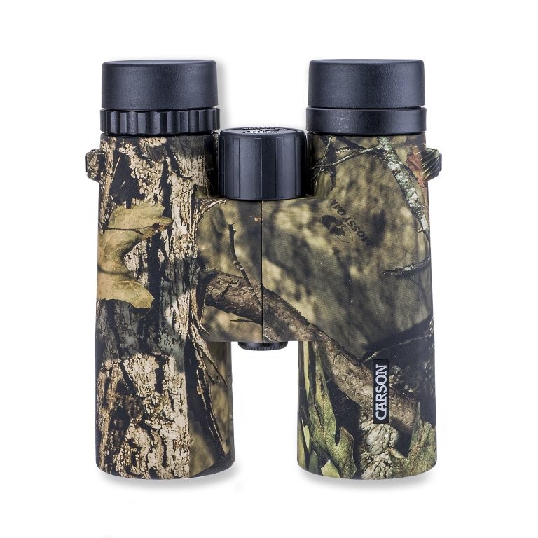 Carson JR Series Binocolo Impermeabile 10x42mm con Prismi BAK-4 e Camuffamento Mossy Oak