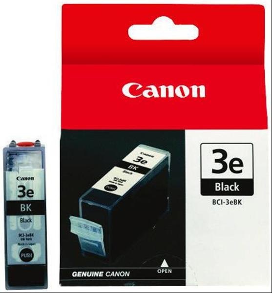 Canon BCI-3eBK Cartuccia Inchiostro Nero 27ml per Stampanti Canon