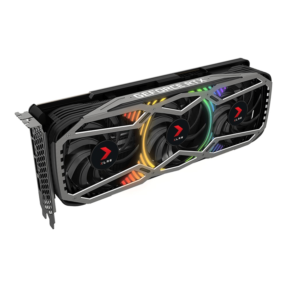 PNY GeForce RTX 3080 10GB GDDR6X XLR8 Gaming REVEL EPIC-X RGB Triple Fan LHR - DisplayPort e HDMI