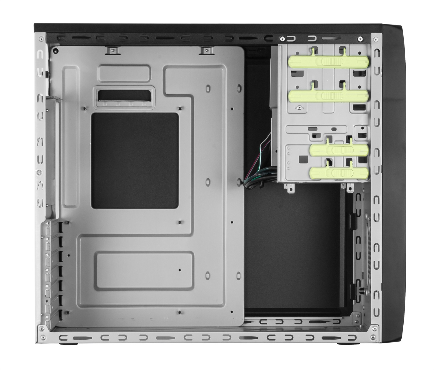 Chieftec CG-04B-OP Case Midi Tower Nero - Supporto ATX/mATX, SECC, Porte USB 2.0/3.0
