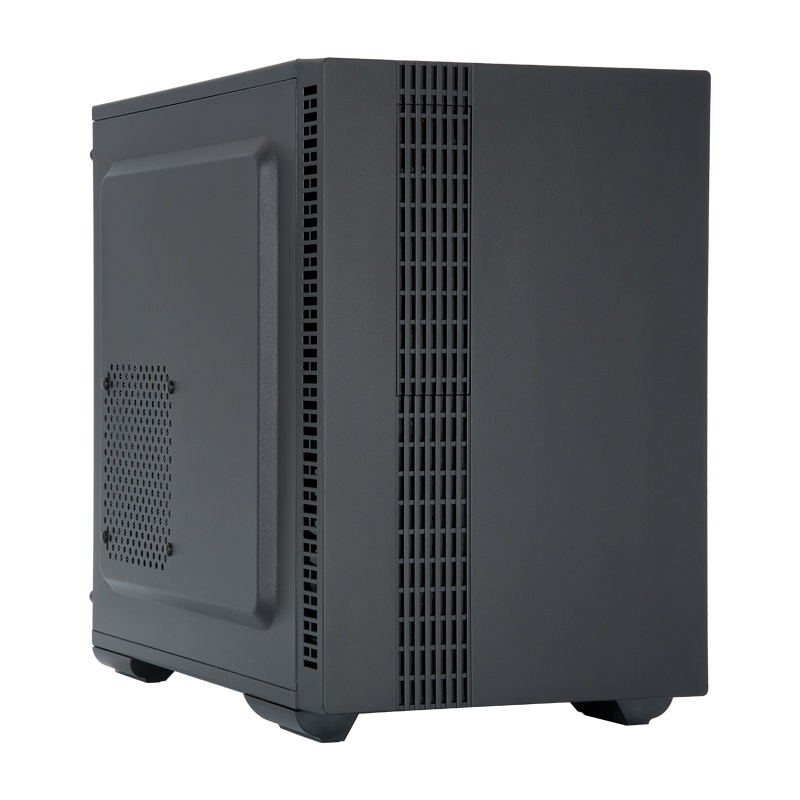 Chieftec UK-02B-OP Case Cubo Nero - Fattore di forma ATX, Supporto ventole 120mm/80mm, Dimensioni HDD 2.5/3.5/5.25