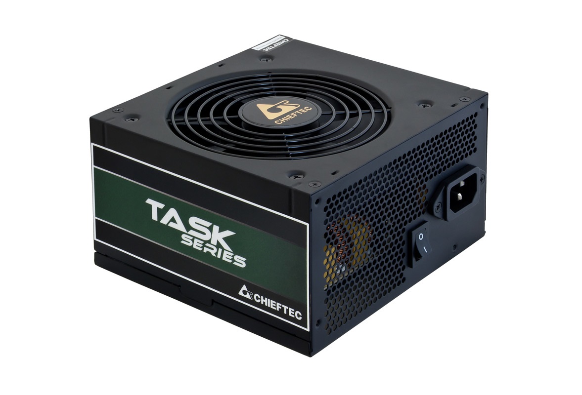 Chieftec Task TPS-600S Alimentatore per Computer 600W 20 4 pin ATX 80 Plus Bronze Nero