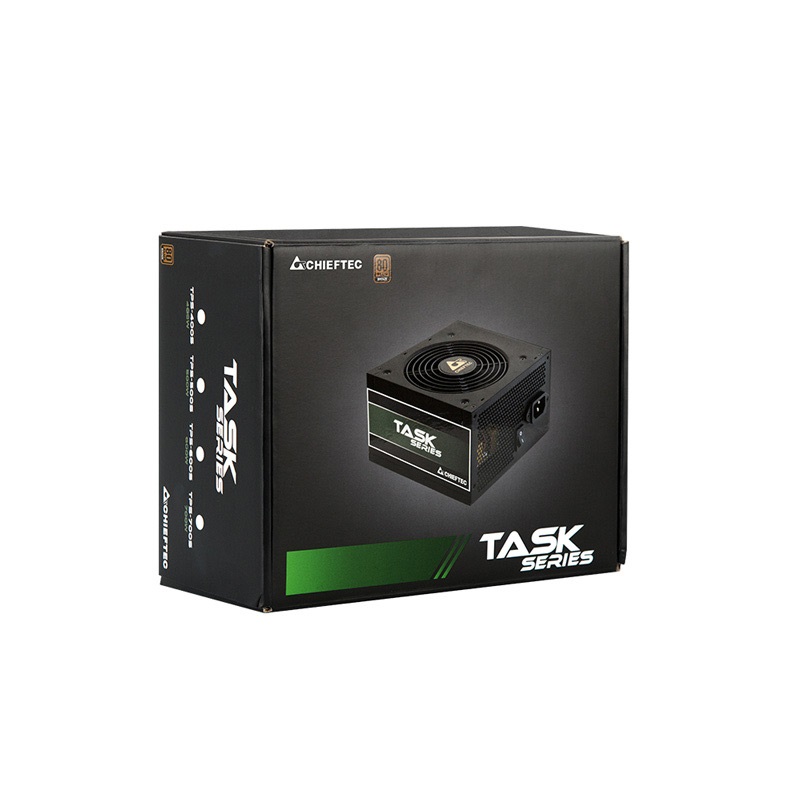 Chieftec Task TPS-600S Alimentatore per Computer 600W 20 4 pin ATX 80 Plus Bronze Nero