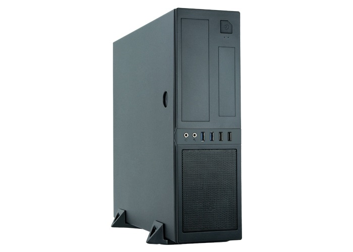 Chieftec CS-12B-300 Mini Tower Case Nero 300W con Ventola da 80mm