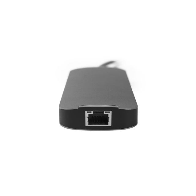 Chieftec DSC-901 Docking Station 9in1 USB-C con 2x USB-A, 2x USB-C, HDMI e RJ-45 - Grigio