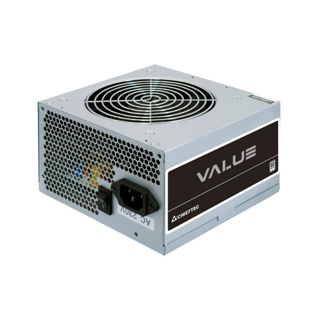 Chieftec Value APB-600B8 Alimentatore per Computer 600W 20 4 Pin ATX 80Plus Acciaio
