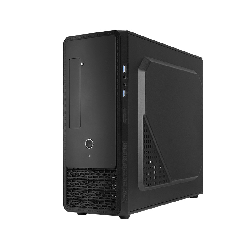 Chieftec UC-03B-OP Case Midi Tower Nero in Acciaio al Carbonio per PC ATX, micro ATX e Mini-ATX