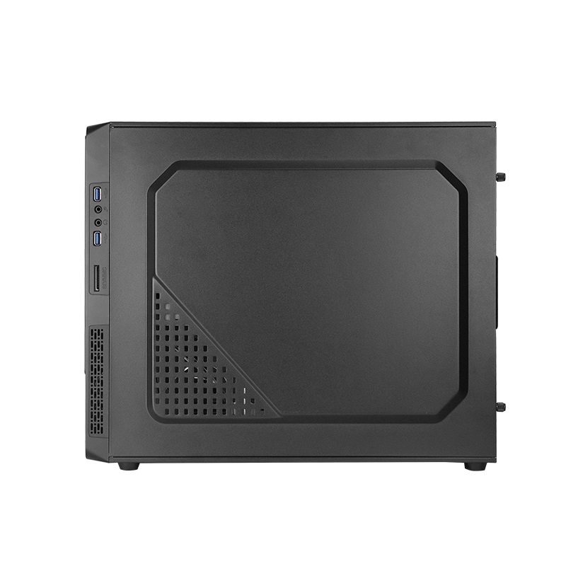 Chieftec UC-03B-OP Case Midi Tower Nero in Acciaio al Carbonio per PC ATX, micro ATX e Mini-ATX