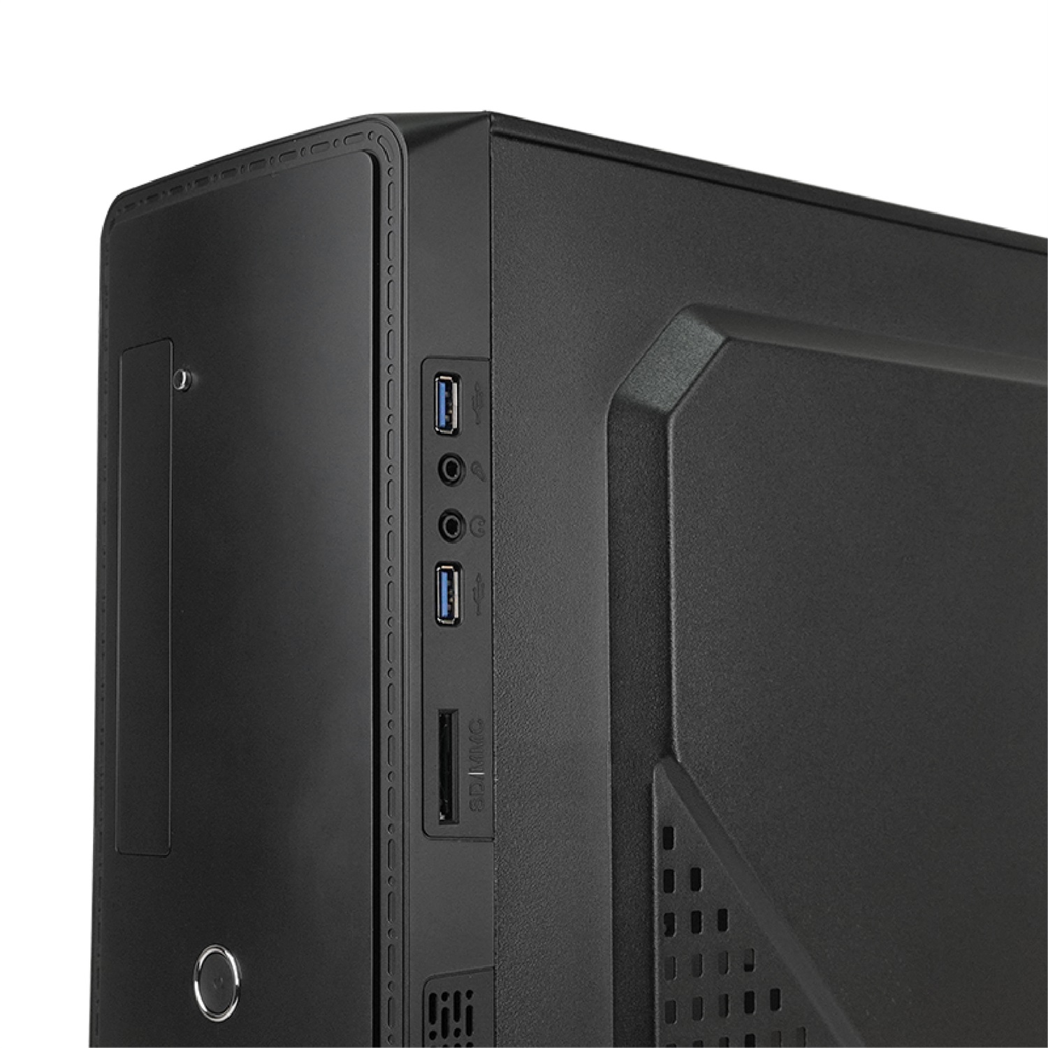 Chieftec UC-03B-OP Case Midi Tower Nero in Acciaio al Carbonio per PC ATX, micro ATX e Mini-ATX