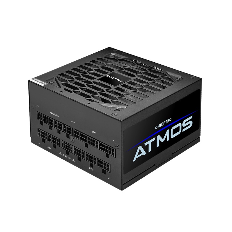 Chieftec Atmos Alimentatore 850 W 20 4 pin ATX, Certificazione 80 PLUS Gold, Supporto PCIe GEN5, Completamente Modulare, Nero