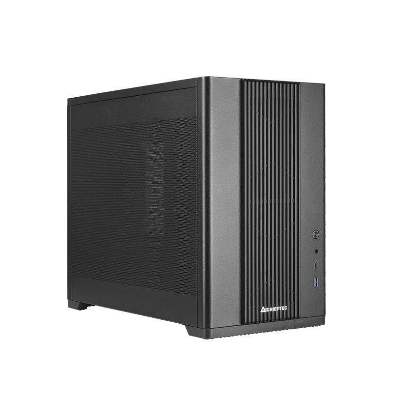 Chieftec BX-10B-M-OP Mini Tower PC Case Nero - Supporto microATX e Mini-ITX, Ventola 120 mm