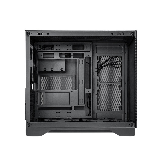 Chieftec GM-30B-M-OP Visio Air - PC Case Cubo mATX Nero con Vetro Temperato e Ventole Incluse