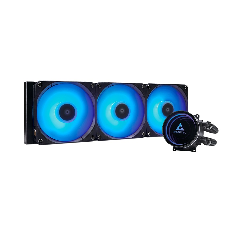 Chieftec ICEBERG 360 RGB - Dissipatore CPU a liquido All-in-One 360mm con ventole A-RGB/PWM