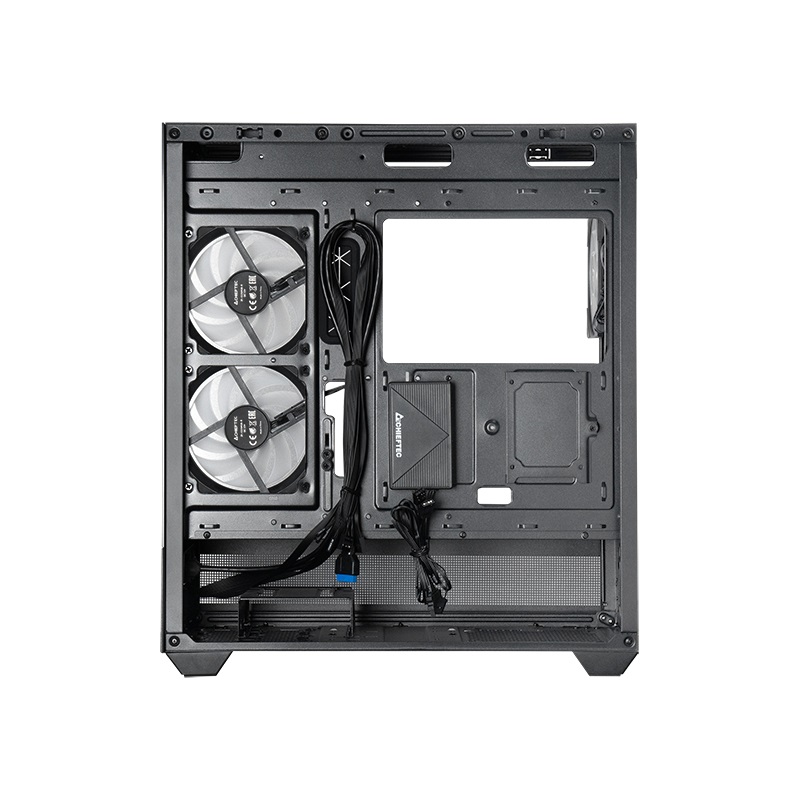 Chieftec GT-01B-OP Case Midi Tower Nero con Vetro Temperato, Compatibile ATX/mATX/Mini-ITX
