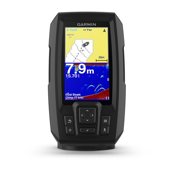 Garmin Striker Plus 4 Fishfinder con GPS Integrato, Display a Colori da 4.3
