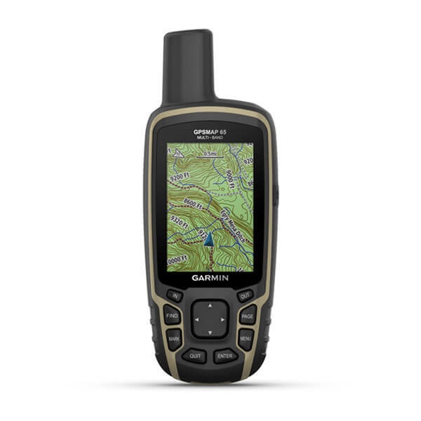Garmin GPSMAP 65 - Navigatore portatile multibanda con schermo TFT da 2,6 pollici e 16 GB di memoria