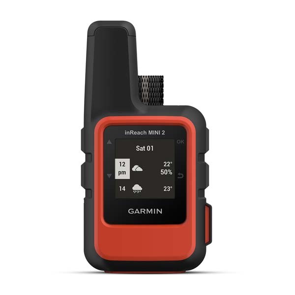 Garmin inReach Mini 2 - Comunicatore Satellitare Compatto, Nero e Rosso, Copertura Iridium, Invia/Ricevi Messaggi, SOS, LiveTrack, TracBack, Autonomia fino a 14 giorni