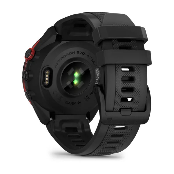 Garmin Approach S70 - Smartwatch Golf GPS 47mm con strumenti per migliorare il tuo gioco, impermeabile 5 ATM