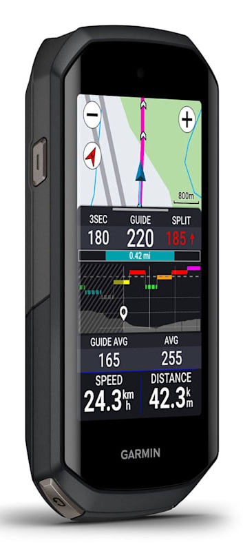 Garmin Edge 1050 - Ciclocomputer GPS con Display Touchscreen a Colori, Mappe Precaricate e Autonomia Fino a 60 Ore - Unisex - Nero