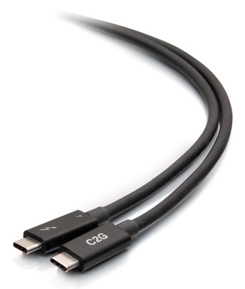 C2G Cavo attivo Thunderbolt™ 4 USB-C®, 2 m, 40 Gbps, supporto 8K 60 Hz, alimentazione USB 100 W