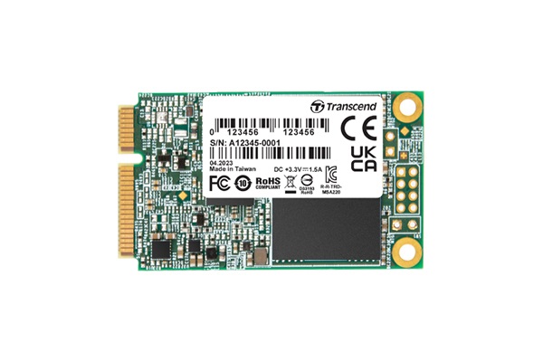 Transcend 220S SSD 64 GB mSATA SATA III 3D NAND - Velocità di lettura 550 MB/s, scrittura 350 MB/s