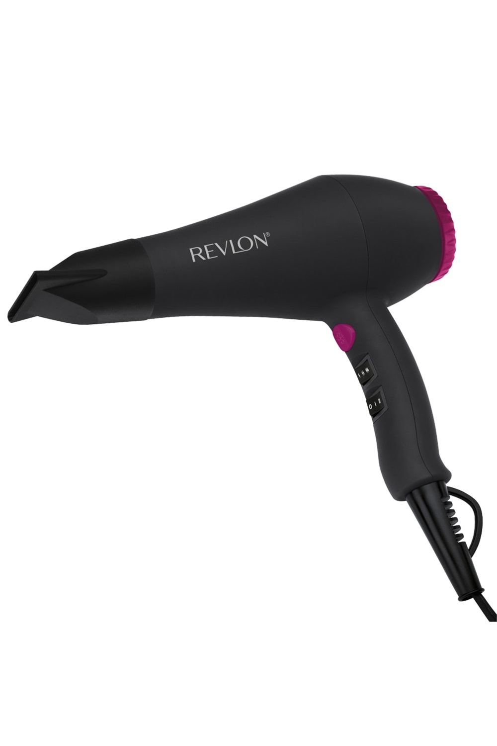 Revlon Asciugacapelli RVDR5251E 2000W Professionale Nero e Rosa con Motore AC e Tecnologia Tourmaline Ionic