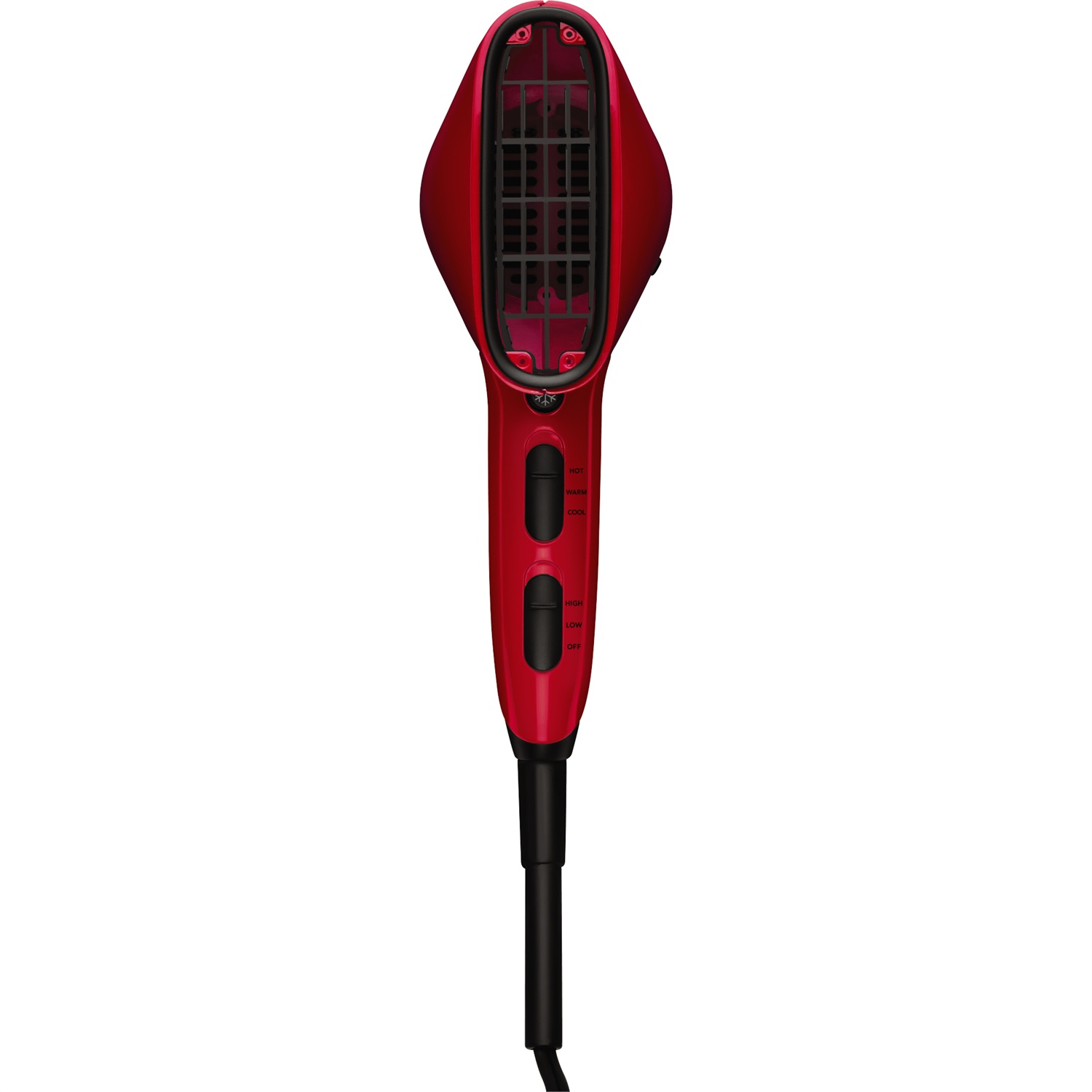 Revlon Asciugacapelli Airflow Control 2000 W con Concentratore Rotante e Diffusore - Rosso