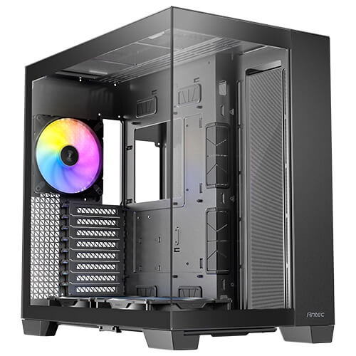 Antec C8 ARGB Full Tower Nero - Case Gaming E-ATX con Pannelli in Vetro Temperato e Ventole ARGB