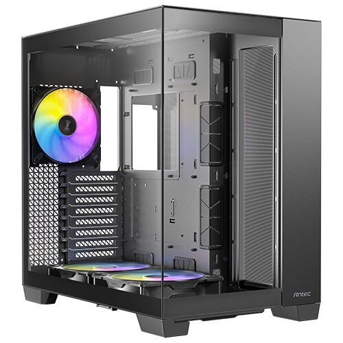 Antec C8 ARGB Full Tower Nero - Case Gaming E-ATX con Pannelli in Vetro Temperato e Ventole ARGB