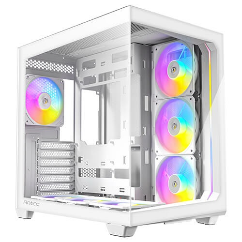 Antec C5 Midi Tower Bianco con 7 Ventole ARGB PWM, Compatibile ATX/mATX/Mini-ITX e Porta Type-C 3.2 Gen 2