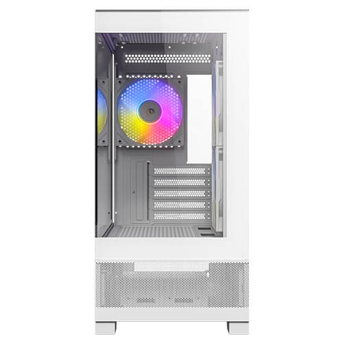 Antec CX500M RGB Mini Tower Bianco - Case Gaming Micro ATX con Vetro Temperato e Porte USB 3.0
