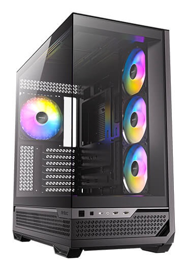 Antec C7 ARGB Midi Tower Nero - Case Gaming in Vetro Temperato con 4 Ventole ARGB PWM e Supporto GPU RTX 40