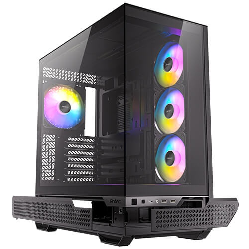 Antec C7 ARGB Midi Tower Nero - Case Gaming in Vetro Temperato con 4 Ventole ARGB PWM e Supporto GPU RTX 40