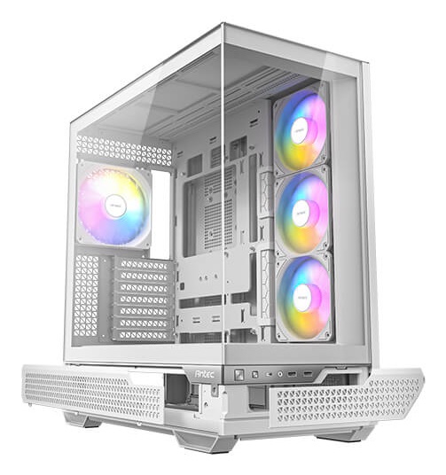 Antec C7 ARGB Midi Tower Bianco - Case PC con Ventole ARGB, Vetro Temperato, Supporto GPU RTX 40