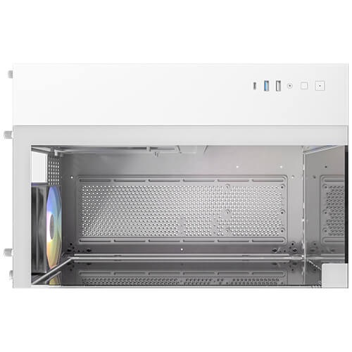 Antec CX600M Trio ARGB White - Mini Tower Trasparente con Illuminazione ARGB