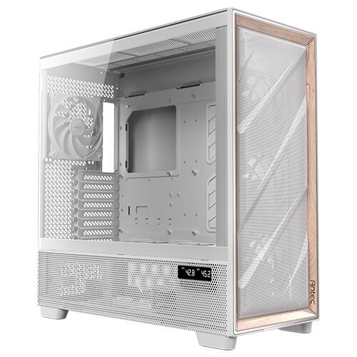 Antec Flux PRO Full Tower Bianco - Case Gaming con Vetro Temperato e 6 Ventole Incluse
