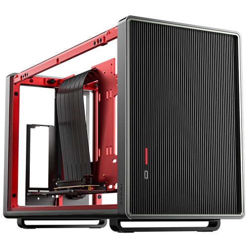 Antec Performance 1 M Aventurine Mini Tower Nero - Case PC Mini ITX con Alto Flusso d'Aria