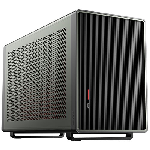 Antec Performance 1 M Aventurine Mini Tower Nero - Case PC Mini ITX con Alto Flusso d'Aria