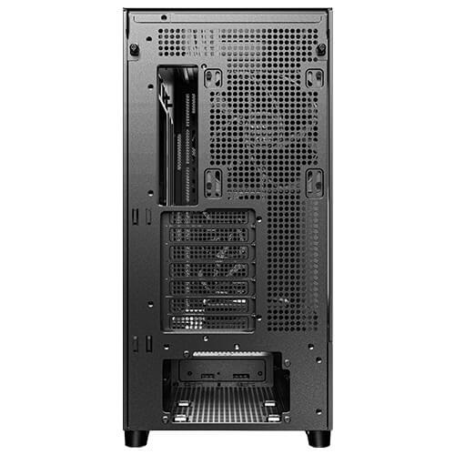 Antec FLUX SE Midi Tower Nero, Legno - Case PC E-ATX/ATX/mATX/Mini-ITX con Design Elegante e Ottima Ventilazione