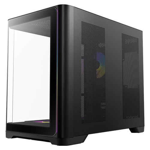 Antec C5 Curve ARGB Nero Midi Tower Case - 4 Ventole ARGB PWM, Porta Type-C 3.2 Gen 2, Vetro Temperato Curvo