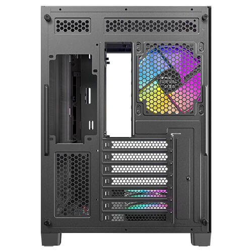 Antec C5 Curve ARGB Nero Midi Tower Case - 4 Ventole ARGB PWM, Porta Type-C 3.2 Gen 2, Vetro Temperato Curvo