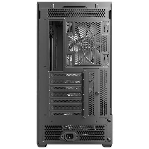Antec Flux Rear - Case Midi Tower con Illuminazione ARGB e Pannello in Vetro Temperato