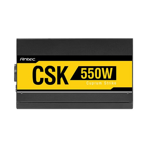 Antec Cuprum Strike CSK550 Alimentatore 550W 80 Bronze 20 4 pin ATX Nero con Ventola Silenziosa da 120 mm