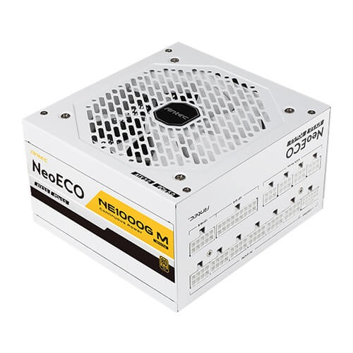 Antec Neo ECO Modular NE1000G M White ATX 3.0 Alimentatore per Computer 1000 W 20 4 pin, Fully Modular, 80PLUS Gold, PCIe 5.0 Ready