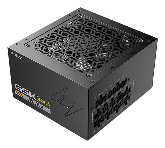 Antec GSK ATX3.1 850W 80 PLUS Gold Alimentatore Modulare ATX 3.1 con PFC Attivo e Connettore 20 4 pin - Nero
