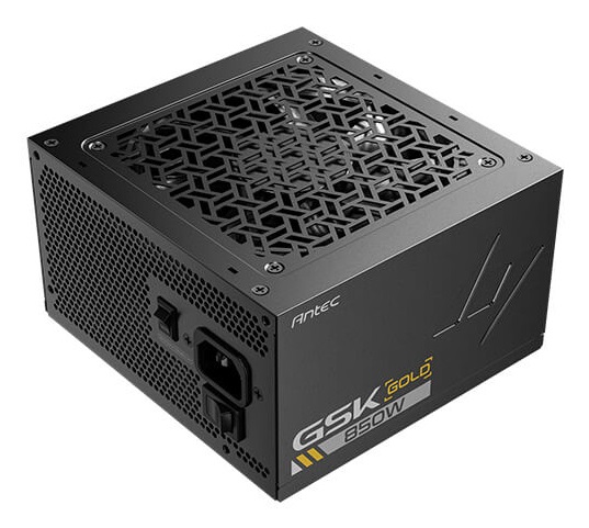 Antec GSK ATX3.1 850W 80 PLUS Gold Alimentatore Modulare ATX 3.1 con PFC Attivo e Connettore 20 4 pin - Nero