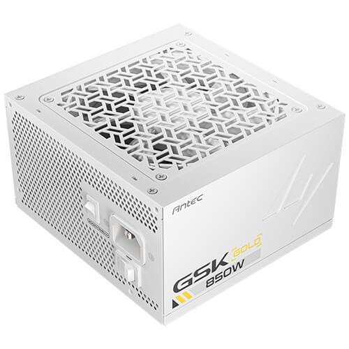 Antec GSK850 Alimentatore ATX 850W Bianco 80 PLUS Gold 20 4 pin con Ventola 120mm
