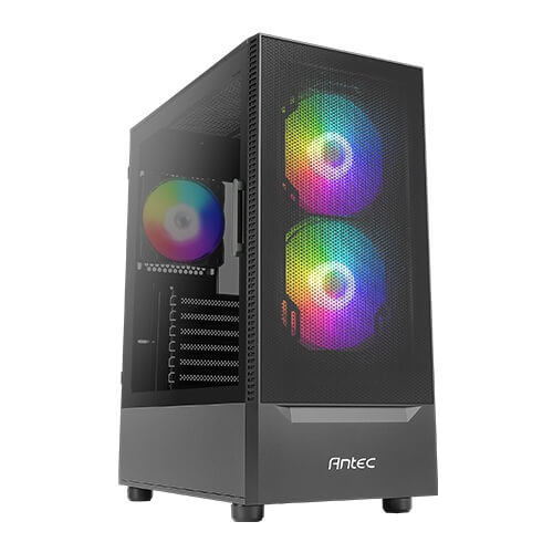 Antec NX410 Case Mid-Tower Nero con USB 3.0, Ampio Spazio per Unità e Compatibilità Radiatori
