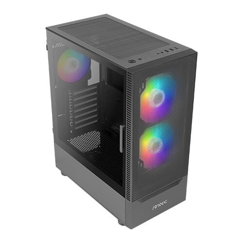 Antec NX410 Case Mid-Tower Nero con USB 3.0, Ampio Spazio per Unità e Compatibilità Radiatori
